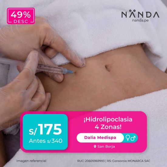 ¡Hidrolipoclasia 4 Zonas! 😍 - Dalia Medispa (San Borja)