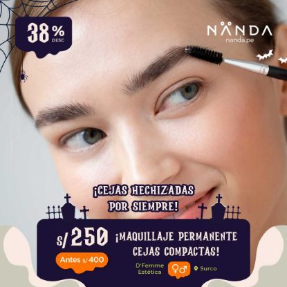 ¡Maquillaje Permanente - Cejas Compactas! 😍 - D'Femme Estética (SURCO)