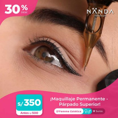 ¡Maquillaje Permanente - Párpado Superior! 😍 - D'Femme Estética (SURCO)