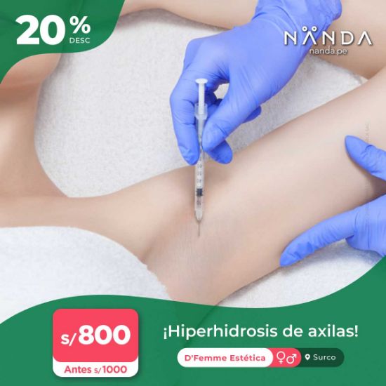 ¡Hiperhidrosis de axilas! 😍 - D'Femme Estética (SURCO)