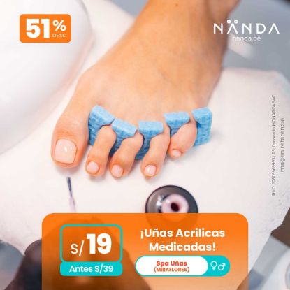 ¡Uñas Acrílicas Medicadas! 😍 - Spa Uñas (MIRAFLORES)