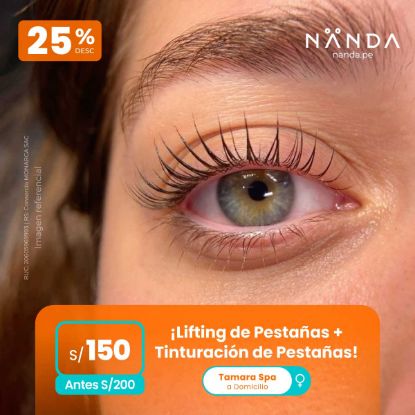 ¡Lifting de Pestañas + Tinturación de Pestañas! 😍 - Tamara Spa (a Domicilio)