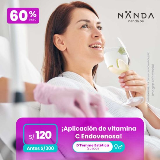 ¡Aplicación de vitamina C Endovenosa! 😍 - D'Femme Estética (SURCO)