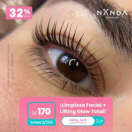 ¡Limpieza Facial + Lifting Glow Total! 😍 - Adrip_lash (MIRAFLORES)