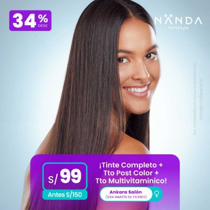 ¡Tinte Completo + Tto Post Color + Tto Multivitamínico! 😍 - Ankara Salón (SAN MARTIN DE PORRES)