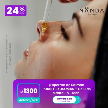 ¡Esperma de Salmón PDRN + Exosomas + Células Madre - V-Tech! 😍 - Tamara Spa (a Domicilio)