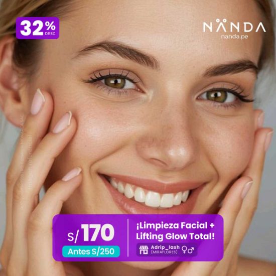 ¡Limpieza Facial + Lifting Glow Total! 😍 - Adrip_lash (MIRAFLORES)