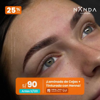 ¡Laminado de Cejas + Tinturado con Henna! 😍 - Adrip_lash (MIRAFLORES)