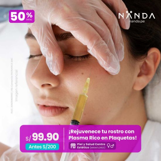 ¡Rejuvenece tu rostro con Plasma Rico en Plaquetas! 😍- Piel y Salud Centro Estético (MIRAFLORES)