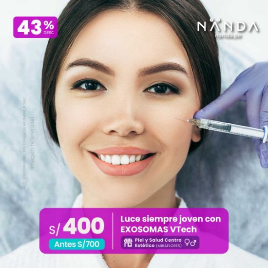 Luce siempre joven con EXOSOMAS VTech 😍 - Piel y Salud Centro Estético (MIRAFLORES)