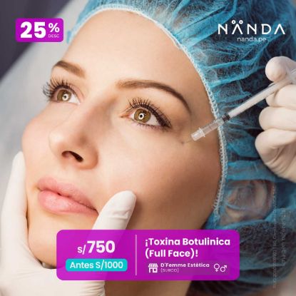¡Toxina Botulínica (Full Face)! 😍 - D'Femme Estética (SURCO)